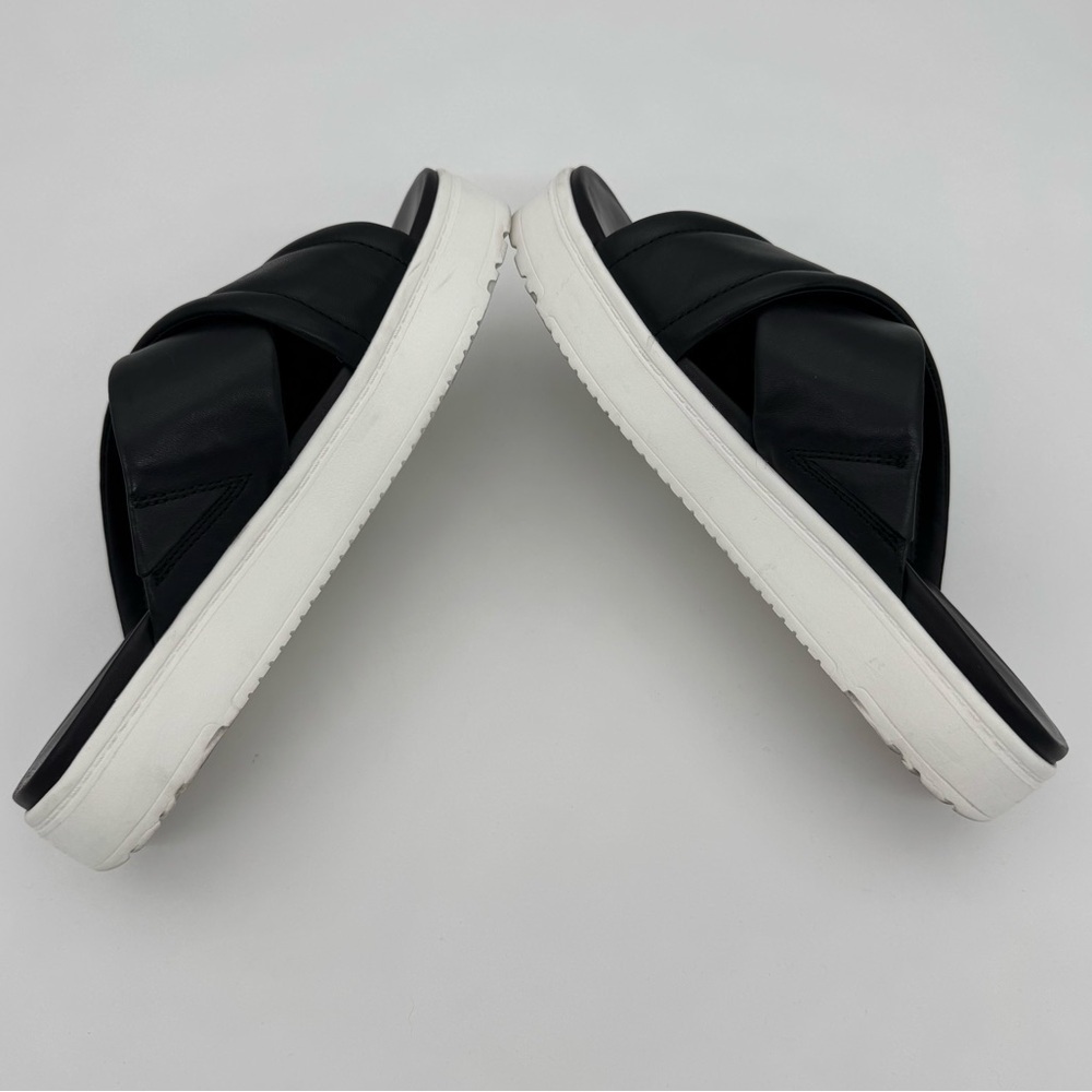 UGG Zayne Crossband Leather Platform Slide Sandals Women’s Size 9 - Picture 3 of 9